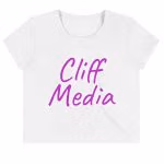Cliff Media Casual Crop Tee