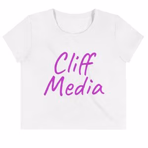 Cliff Media Casual Crop Tee