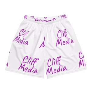 Cliff Media Mesh Shorts - White