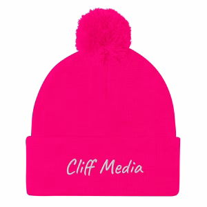 Cliff Media Pom-Pom Beanie