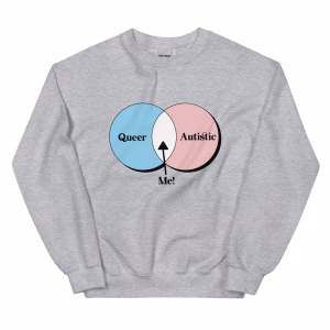 Queer, Autistic, Me! Sweatshirt