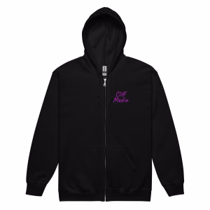 Cliff Media Zip-Up Hoodie