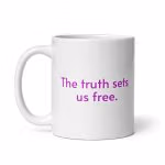 The truth sets us free - Cliff Media White Mug