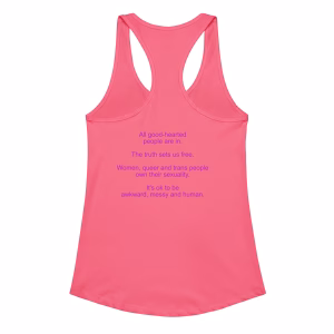 Cliff Media Fitted Racerback Tank Top