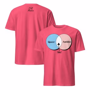 Queer, Autistic, Me! Short-Sleeve Unisex T-Shirt